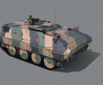现代APC63型坦克3D模型-ID:347085007