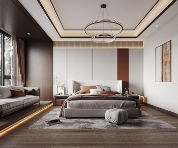 New Chinese Style Bedroom-ID:435786967