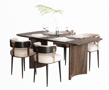 Modern Dining Table And Chairs-ID:935686119