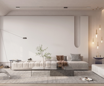 Modern A Living Room-ID:597376113