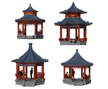 Chinese Style Ancient Architectural Buildings-ID:577085975