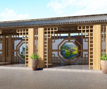 Chinese Style Building Component-ID:665869001