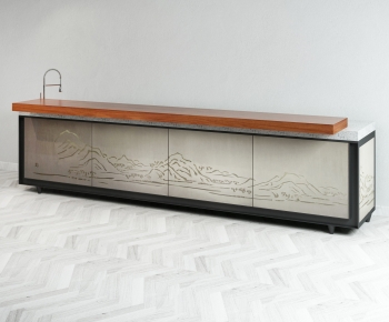 New Chinese Style Counter Bar-ID:178504941