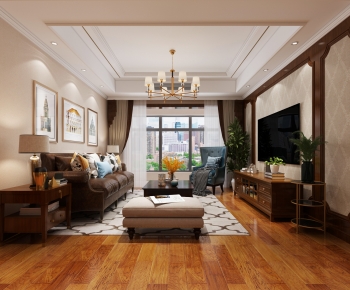 American Style A Living Room-ID:794039013