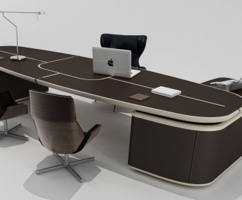 Post Modern Style Manager's Desk-ID:666253092