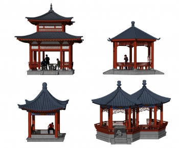 Chinese Style Ancient Architectural Buildings-ID:336086032