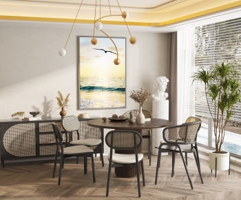 Nordic Style Dining Room-ID:629055983