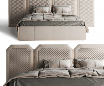 Modern Double Bed-ID:892698054