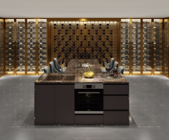 Modern Wine Cellar/Wine Tasting Room-ID:462340125