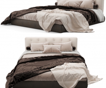 Modern Double Bed-ID:845820906