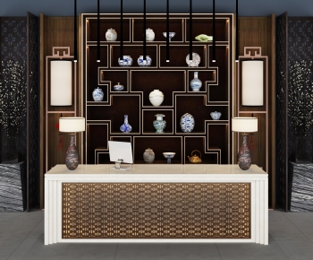 Chinese Style Counter Bar-ID:245969065