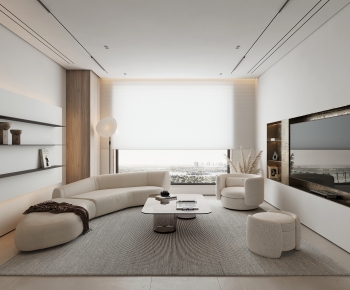 Modern A Living Room-ID:655090843