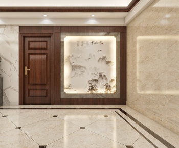New Chinese Style Hallway-ID:557583094