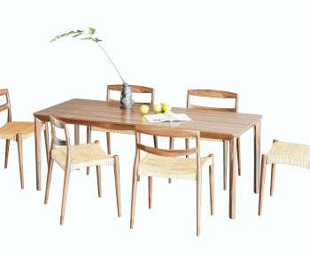 Nordic Style Dining Table And Chairs-ID:476614952