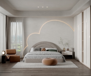 Wabi-sabi Style Bedroom-ID:626655101