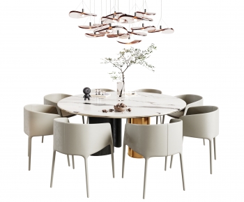 Modern Dining Table And Chairs-ID:529398986