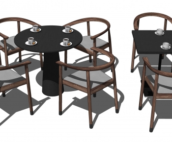 New Chinese Style Dining Table And Chairs-ID:903239978