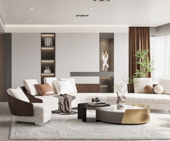 Modern A Living Room-ID:101917981