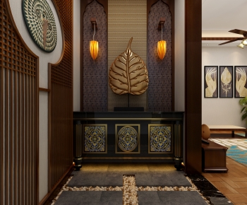 Southeast Asian Style Hallway-ID:720796111