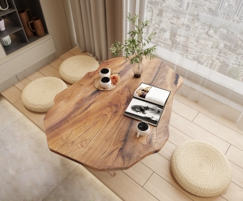 Japanese Style Tea Tables And Chairs-ID:755862005