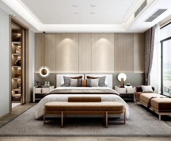 New Chinese Style Bedroom-ID:477828034