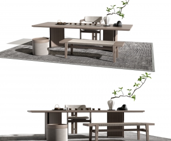 New Chinese Style Tea Tables And Chairs-ID:955629119