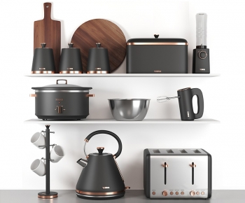 现代烧水壶，面包机，电饭煲，打蛋器-ID:365791085
