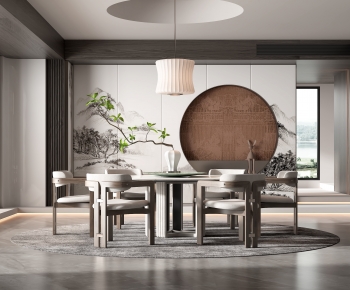 New Chinese Style Dining Room-ID:794691093