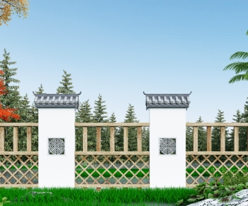 Chinese Style Building Component-ID:406239994