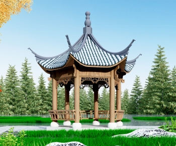 Chinese Style Ancient Architectural Buildings-ID:140697005
