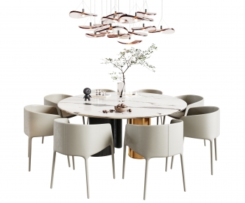 Modern Dining Table And Chairs-ID:663631923