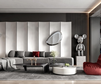 Modern A Living Room-ID:403460986