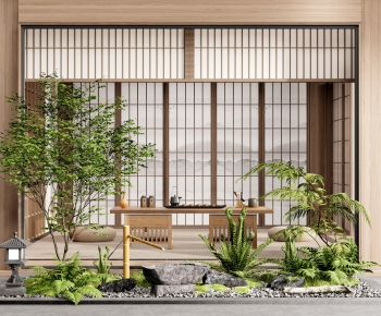 Japanese Style Courtyard/landscape-ID:745563984