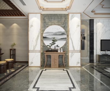 New Chinese Style Hallway-ID:479168899