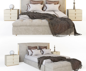 Modern Double Bed-ID:711780074