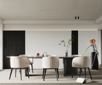 Modern Wabi-sabi Style Dining Room-ID:242528922