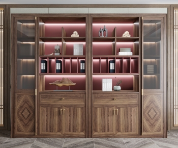 New Chinese Style Bookcase-ID:497472059