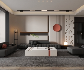 Modern A Living Room-ID:423729902