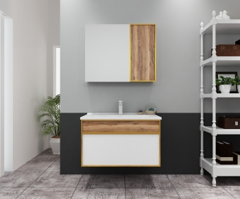 Mix And Match Styles Bathroom Cabinet Frame-ID:850625999
