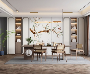New Chinese Style Dining Room-ID:876169293