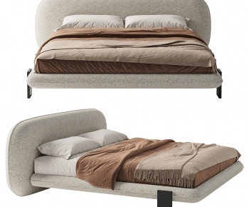 Modern Double Bed-ID:537950046