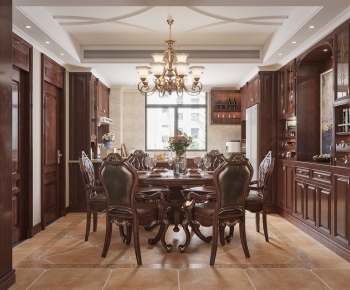 American Style Dining Room-ID:978959085