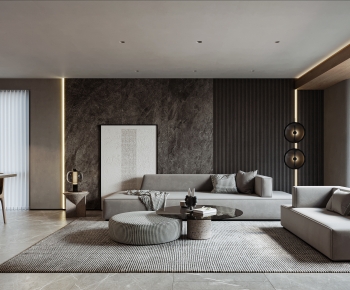 Modern A Living Room-ID:618663072