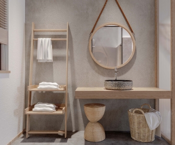 Nordic Style Bathroom Cabinet-ID:204674018