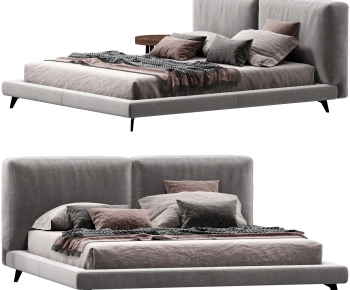 Modern Double Bed-ID:557055007