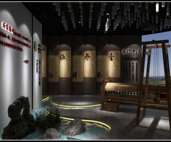 New Chinese Style Exhibition Hall-ID:250181918