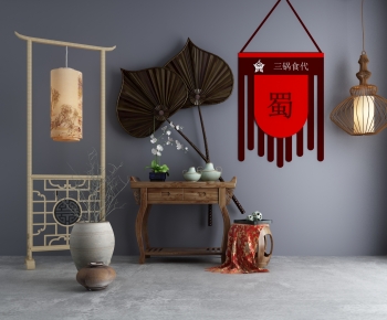 Chinese Style New Chinese Style Console-ID:302814968