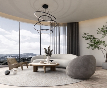 Modern A Living Room-ID:573355916