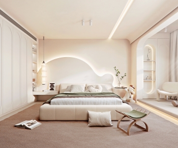 Wabi-sabi Style Bedroom-ID:116775045
