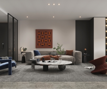 Modern A Living Room-ID:251307961